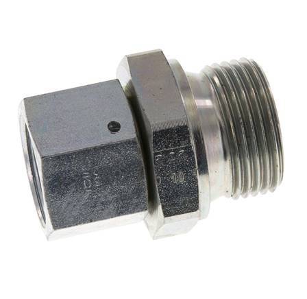 G 3/4'' x G 1'' F/M Verzinkt Stalen Neusstuk 175 Bar - Hydrauliek