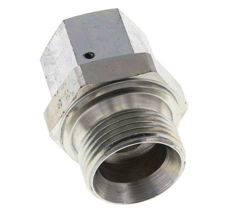 G 3/4'' x G 1'' F/M Verzinkt Stalen Neusstuk 175 Bar - Hydrauliek