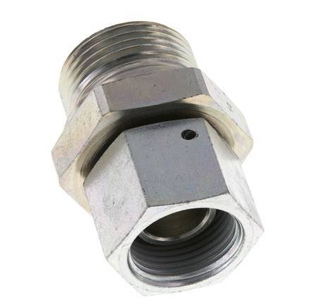 G 3/4'' x G 1'' F/M Zinc plated Steel Reducing Adapter 175 Bar - Hydraulic