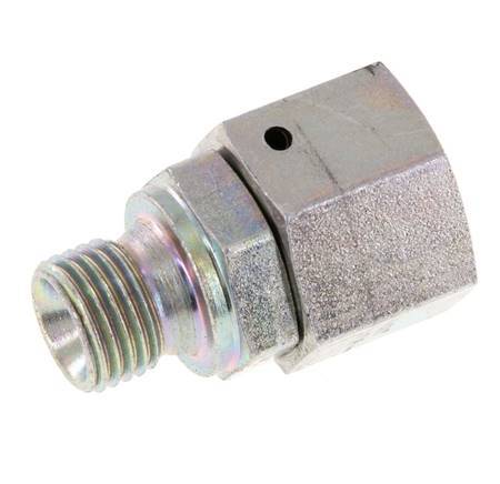 G 3/8'' x G 1/4'' F/M Verzinkt Stalen Neusstuk 350 Bar - Hydrauliek