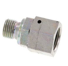 G 3/8'' x G 1/4'' F/M Verzinkt Stalen Neusstuk 350 Bar - Hydrauliek