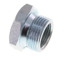 G 3/8'' x M22x1.5 F/M Verzinkt Stalen Verloopring 250 Bar - Hydrauliek