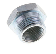 G 3/8'' x M22x1.5 F/M Verzinkt Stalen Verloopring 250 Bar - Hydrauliek