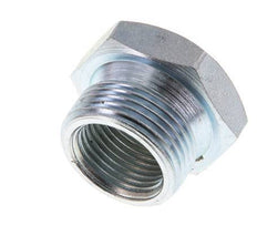 G 3/8'' x M22x1.5 F/M Verzinkt Stalen Verloopring 250 Bar - Hydrauliek