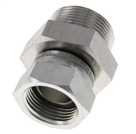 G 1'' x G 1 1/4'' F/M Verzinkt Stalen Neusstuk 150 Bar - Hydrauliek