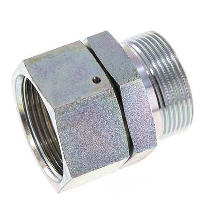 G 1 1/2'' F/M Verzinkt Stalen Neusstuk 125 Bar - Hydrauliek