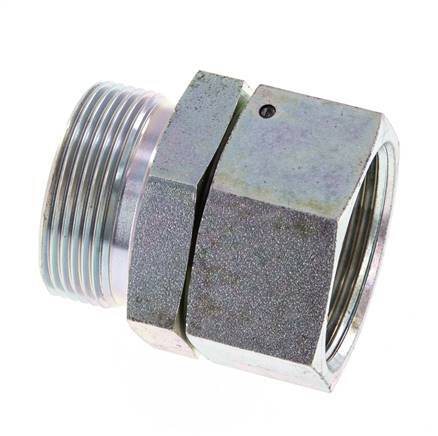 G 1 1/2'' F/M Verzinkt Stalen Neusstuk 125 Bar - Hydrauliek