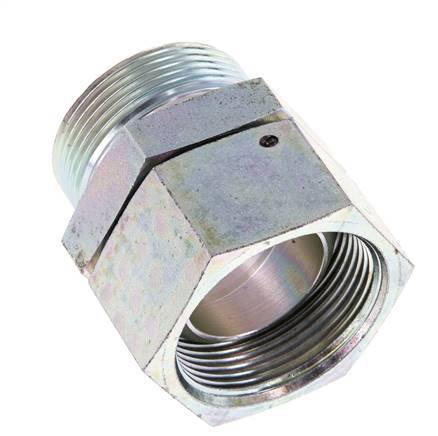 G 1 1/2'' F/M Verzinkt Stalen Neusstuk 125 Bar - Hydrauliek