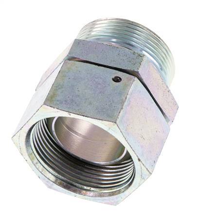 G 1 1/2'' F/M Verzinkt Stalen Neusstuk 125 Bar - Hydrauliek