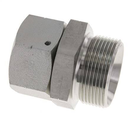 G 1 1/4'' x G 1 1/2'' F/M Verzinkt Stalen Neusstuk 150 Bar - Hydrauliek