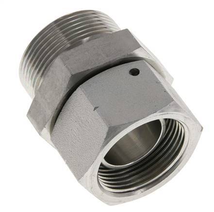G 1 1/4'' x G 1 1/2'' F/M Verzinkt Stalen Neusstuk 150 Bar - Hydrauliek