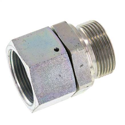G 1 1/4'' F/M Zinc plated Steel Reducing Adapter 150 Bar - Hydraulic