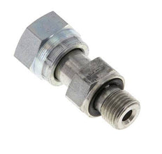 UN 11/16''-16 x G 1/4'' F/M Verzinkt Stalen Neusstuk ORFS 630 Bar - Hydrauliek