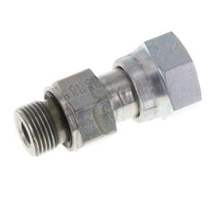 UN 13/16''-16 x G 3/8'' F/M Zinc plated Steel Reducing Adapter ORFS 630 Bar - Hydraulic