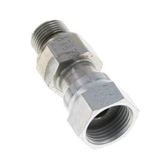 UN 13/16''-16 x G 3/8'' F/M Verzinkt Stalen Neusstuk ORFS 630 Bar - Hydrauliek
