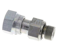 UN 13/16''-16 x G 3/8'' F/M Verzinkt Stalen Neusstuk ORFS 630 Bar - Hydrauliek