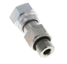 UN 13/16''-16 x G 3/8'' F/M Verzinkt Stalen Neusstuk ORFS 630 Bar - Hydrauliek