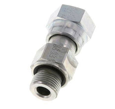 UN 13/16''-16 x G 3/8'' F/M Verzinkt Stalen Neusstuk ORFS 630 Bar - Hydrauliek