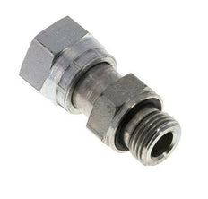 UNS 1''-14 x G 1/2'' F/M Verzinkt Stalen Neusstuk ORFS 400 Bar - Hydrauliek