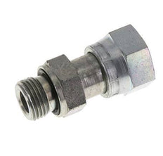 UNS 1''-14 x G 1/2'' F/M Verzinkt Stalen Neusstuk ORFS 400 Bar - Hydrauliek