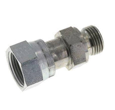 UNS 1''-14 x G 1/2'' F/M Verzinkt Stalen Neusstuk ORFS 400 Bar - Hydrauliek