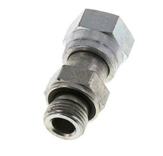 UNS 1''-14 x G 1/2'' F/M Verzinkt Stalen Neusstuk ORFS 400 Bar - Hydrauliek