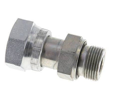 UN 1-3/16''-12 x G 3/4'' F/M Verzinkt Stalen Neusstuk ORFS 400 Bar - Hydrauliek