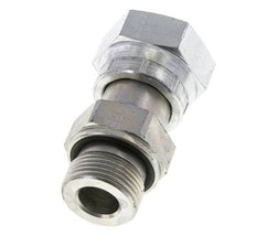 UN 1-3/16''-12 x G 3/4'' F/M Verzinkt Stalen Neusstuk ORFS 400 Bar - Hydrauliek