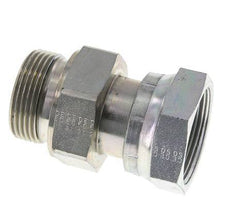 UN 1-11/16''-12 x G 1 1/4'' F/M Verzinkt Stalen Neusstuk ORFS 250 Bar - Hydrauliek