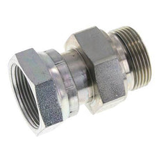 UN 1-11/16''-12 x G 1 1/4'' F/M Verzinkt Stalen Neusstuk ORFS 250 Bar - Hydrauliek