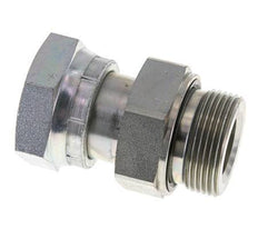 UN 1-11/16''-12 x G 1 1/4'' F/M Verzinkt Stalen Neusstuk ORFS 250 Bar - Hydrauliek
