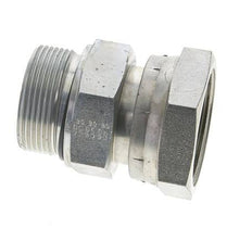 UN 2''-12 x G 1 1/2'' F/M Verzinkt Stalen Neusstuk ORFS 250 Bar - Hydrauliek