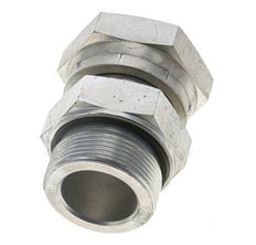 UN 2''-12 x G 1 1/2'' F/M Verzinkt Stalen Neusstuk ORFS 250 Bar - Hydrauliek