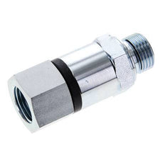 G 1/2'' F/M Zinc plated Steel Swivel Joint 400 Bar - Hydraulic - High-pressure