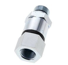 G 1/2'' F/M Zinc plated Steel Swivel Joint 400 Bar - Hydraulic - High-pressure