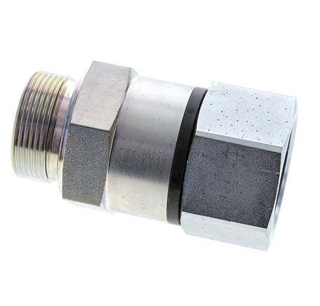 G 1 1/2'' F/M Verzinkt Stalen Draaidoorvoer 315 Bar - Hydrauliek - Hoge druk