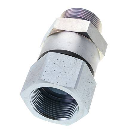 G 1 1/2'' F/M Verzinkt Stalen Draaidoorvoer 315 Bar - Hydrauliek - Hoge druk