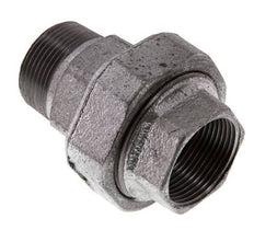 Rp 1 1/4'' x R 1 1/4'' F/M Verzinkt Gietijzeren Borstnippel 3-delig met Conische afdichting 25 Bar