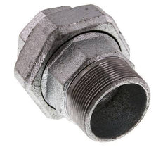 Rp 2'' x R 2'' F/M Verzinkt Gietijzeren Borstnippel 3-delig met Conische afdichting 25 Bar