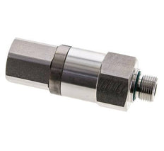 G 3/8'' F/M RVS Draaidoorvoer 250 Bar - Hydrauliek - Hoge druk