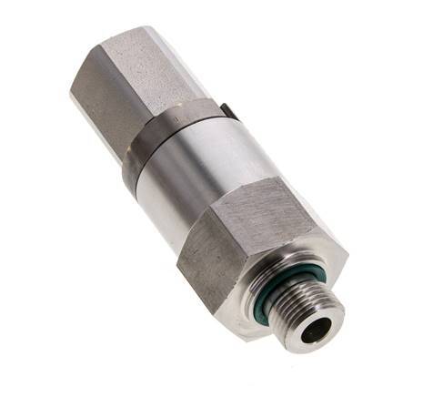 G 3/8'' F/M RVS Draaidoorvoer 250 Bar - Hydrauliek - Hoge druk