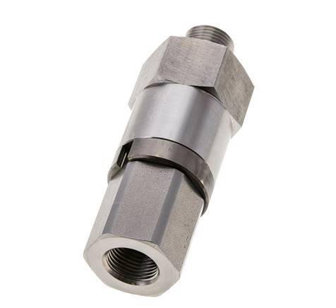 G 3/8'' F/M RVS Draaidoorvoer 250 Bar - Hydrauliek - Hoge druk