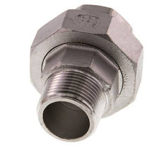 3/4'' NPT x 3/4'' NPT F/M RVS Borstnippel 3-delig met Conische afdichting 16 Bar