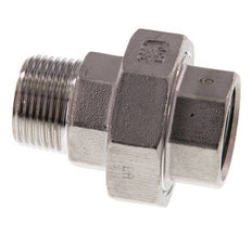 3/4'' NPT x 3/4'' NPT F/M RVS Borstnippel 3-delig met Conische afdichting 16 Bar