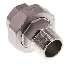 Rp 3/4'' x R 3/4'' F/M RVS Borstnippel 3-delig met Conische afdichting 16 Bar