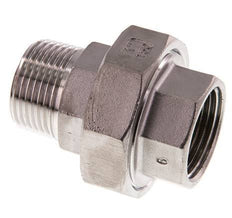 1'' NPT x 1'' NPT F/M RVS Borstnippel 3-delig met Conische afdichting 16 Bar