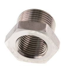 G 1/2'' x G 3/4'' F/M RVS Verloopring 40 Bar