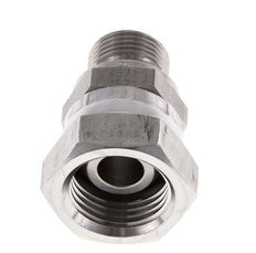 G 1/2'' x G 3/8'' F/M RVS Neusstuk 300 Bar - Hydrauliek