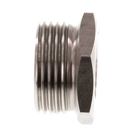 G 1/2'' x G 1'' F/M RVS Verloopring 40 Bar