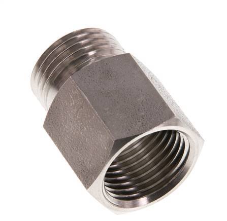 G 1/2'' F/M RVS Verlengstuk 40 Bar - 22 mm
